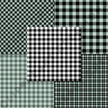 Load image into Gallery viewer, Buffalo Plaid Seamless Digital Papers - Mint