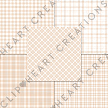 Load image into Gallery viewer, Buffalo Plaid Seamless Digital Papers - Neutral