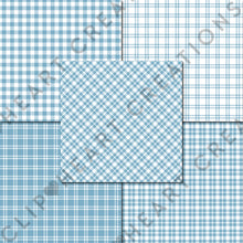 Load image into Gallery viewer, Buffalo Plaid Seamless Digital Papers - Petrol Blue