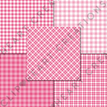 Load image into Gallery viewer, Buffalo Plaid Seamless Digital Papers - Raspberry