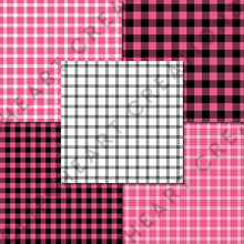 Load image into Gallery viewer, Buffalo Plaid Seamless Digital Papers - Raspberry