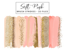 Load image into Gallery viewer, Soft Pink Brush Strokes
