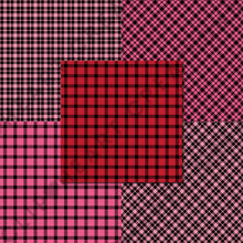Load image into Gallery viewer, Buffalo Plaid Seamless Digital Papers - Valentines Day