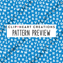 Load image into Gallery viewer, 100 Alphabet Pattern Papers (White)
