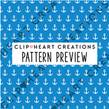 Load image into Gallery viewer, 100 Anchor Pattern Digital Papers (White)