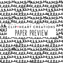 Load image into Gallery viewer, Black and White Scandi Doodle Papers