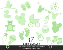 Load image into Gallery viewer, Baby Green Clip Art