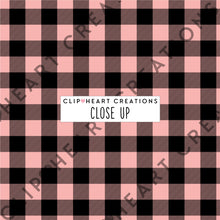 Load image into Gallery viewer, 100 Buffalo Check Pattern Digital Papers (Black)