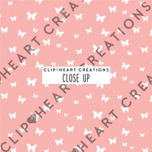 Load image into Gallery viewer, 100 Butterfly Pattern Digital Papers (White)