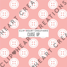 Load image into Gallery viewer, 100 Buttons Pattern Digital Papers (White)