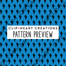 Load image into Gallery viewer, 100 Cactus Pattern Digital Papers (Black)