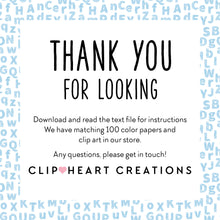 Load image into Gallery viewer, 100 Chalk Alphabet Pattern Papers (Color)