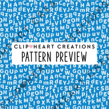 Load image into Gallery viewer, 100 Chalk Alphabet Pattern Papers (White)