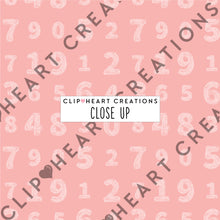 Load image into Gallery viewer, 100 Chalk Numbers Pattern Papers (Tinted)