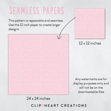 Load image into Gallery viewer, 100 Small Chevron Pattern Digital Papers (White)