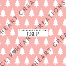 Load image into Gallery viewer, 100 Christmas Tree Pattern Digital Papers (White)