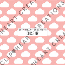 Load image into Gallery viewer, 100 Cloud Pattern Digital Papers (White)