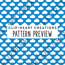 Load image into Gallery viewer, 100 Cloud Pattern Digital Papers (White)