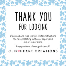 Load image into Gallery viewer, 100 Clovers Pattern Papers (Color)