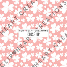 Load image into Gallery viewer, 100 Clovers Pattern Papers (White)