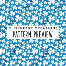 Load image into Gallery viewer, 100 Clovers Pattern Papers (White)