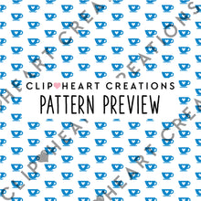 Load image into Gallery viewer, 100 Cups Pattern Digital Papers (Color)
