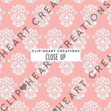 Load image into Gallery viewer, 100 Damask Patterns Digital Papers (White)