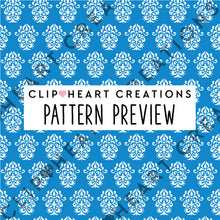 Load image into Gallery viewer, 100 Damask Patterns Digital Papers (White)