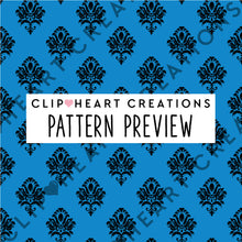 Load image into Gallery viewer, 100 Damask Patterns Digital Papers (Black)