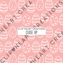 Load image into Gallery viewer, 100 Easter Egg Pattern Papers (White)