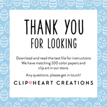 Load image into Gallery viewer, 100 Easter Egg Pattern Papers (White)