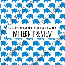 Load image into Gallery viewer, 100 Elephant Pattern Digital Papers (Color)