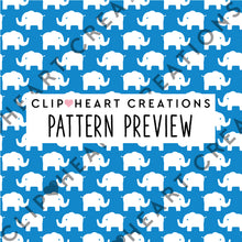 Load image into Gallery viewer, 100 Elephant Pattern Digital Papers (White)