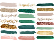 Load image into Gallery viewer, Emerald Brush Strokes