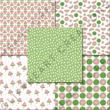 Load image into Gallery viewer, Pink Watermelon Seamless Digital Papers