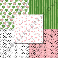 Load image into Gallery viewer, Pink Watermelon Seamless Digital Papers