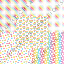 Load image into Gallery viewer, Rainbow Pastels Seamless Digital Papers