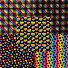 Load image into Gallery viewer, Rainbow Darks Seamless Digital Papers