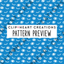 Load image into Gallery viewer, 100 Eyes Pattern Digital Papers (White)
