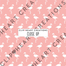 Load image into Gallery viewer, 100 Flamingo Pattern Digital Papers (White)