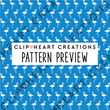 Load image into Gallery viewer, 100 Flamingo Pattern Digital Papers (White)