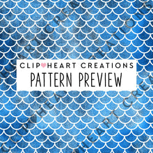 Load image into Gallery viewer, 100 Foil Mermaid Scales Digital Papers