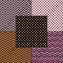 Load image into Gallery viewer, Pink Halloween Seamless Digital Papers