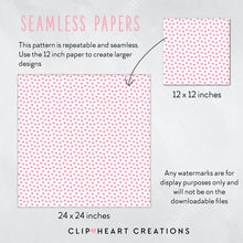 Load image into Gallery viewer, 100 Confetti Heart Pattern Digital Papers (Color)