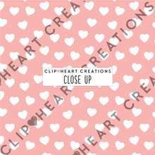 Load image into Gallery viewer, 100 Confetti Heart Pattern Digital Papers (White)