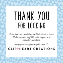 Load image into Gallery viewer, 100 Heart Pattern Papers (Tinted)