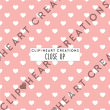 Load image into Gallery viewer, 100 Hearts Pattern Digital Papers (White)