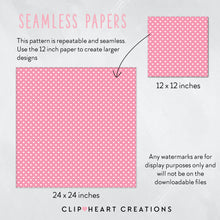 Load image into Gallery viewer, 100 Hearts Pattern Digital Papers (White)