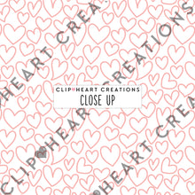 Load image into Gallery viewer, 100 Heart Pattern Papers (Color)