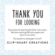 Load image into Gallery viewer, 100 Heart Pattern Papers (Color)
